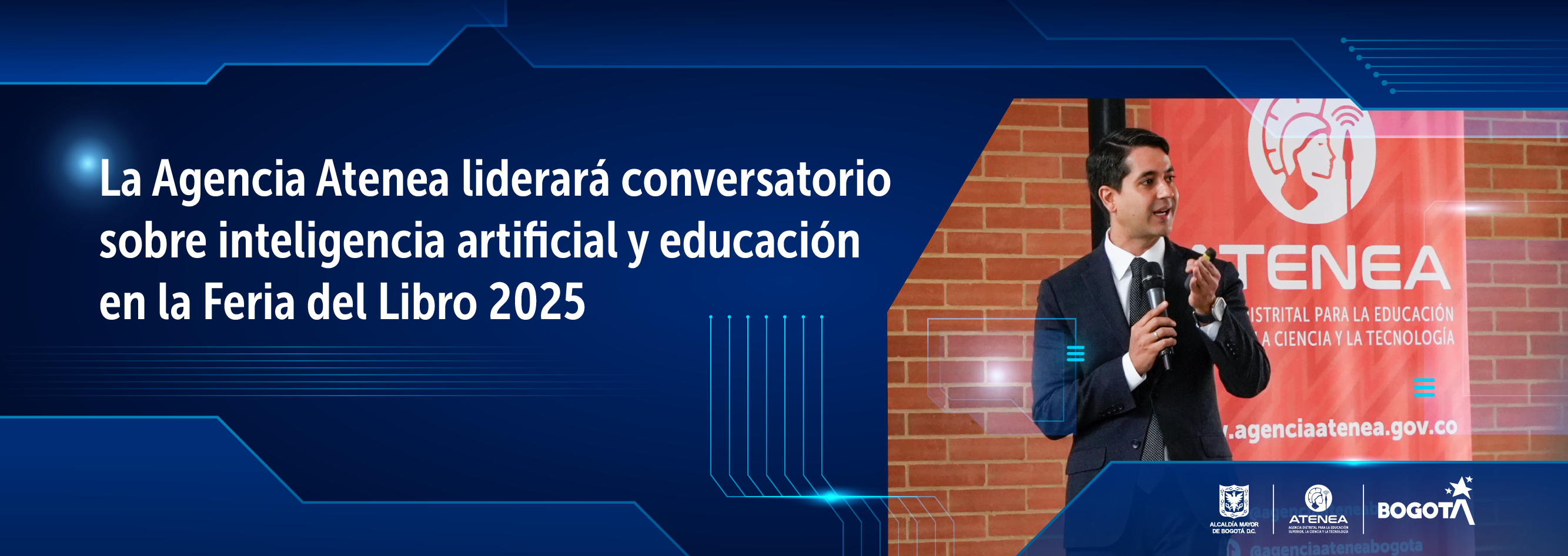 La Agencia Atenea liderará conversatorio sobre inteligencia artificial y educación en la FILBo 2025 