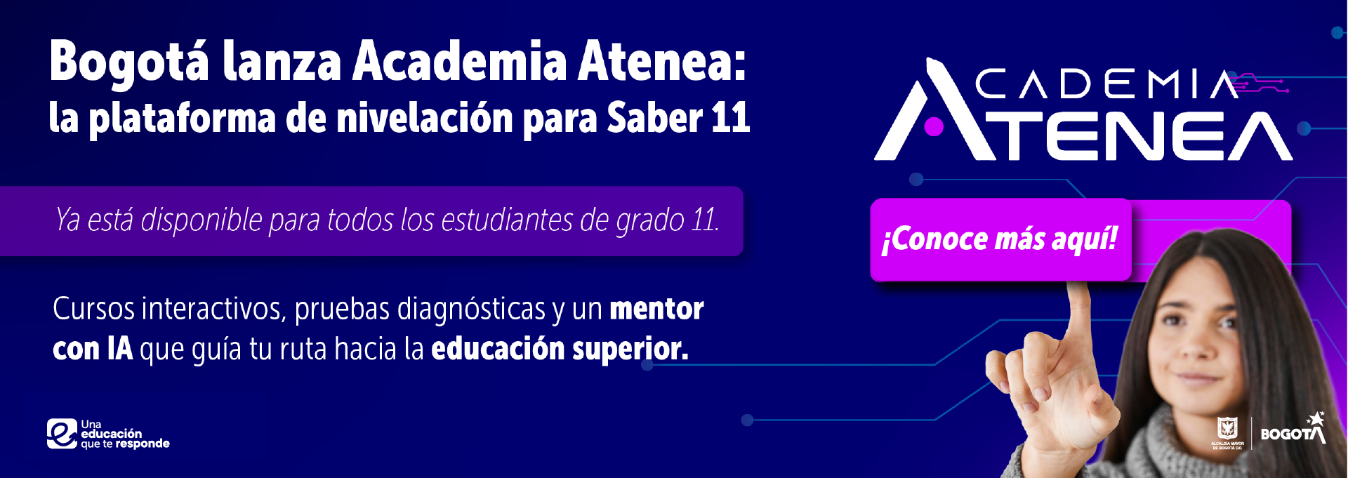 bogotá lanza Academia Atenea para nivelar ante Saber 11