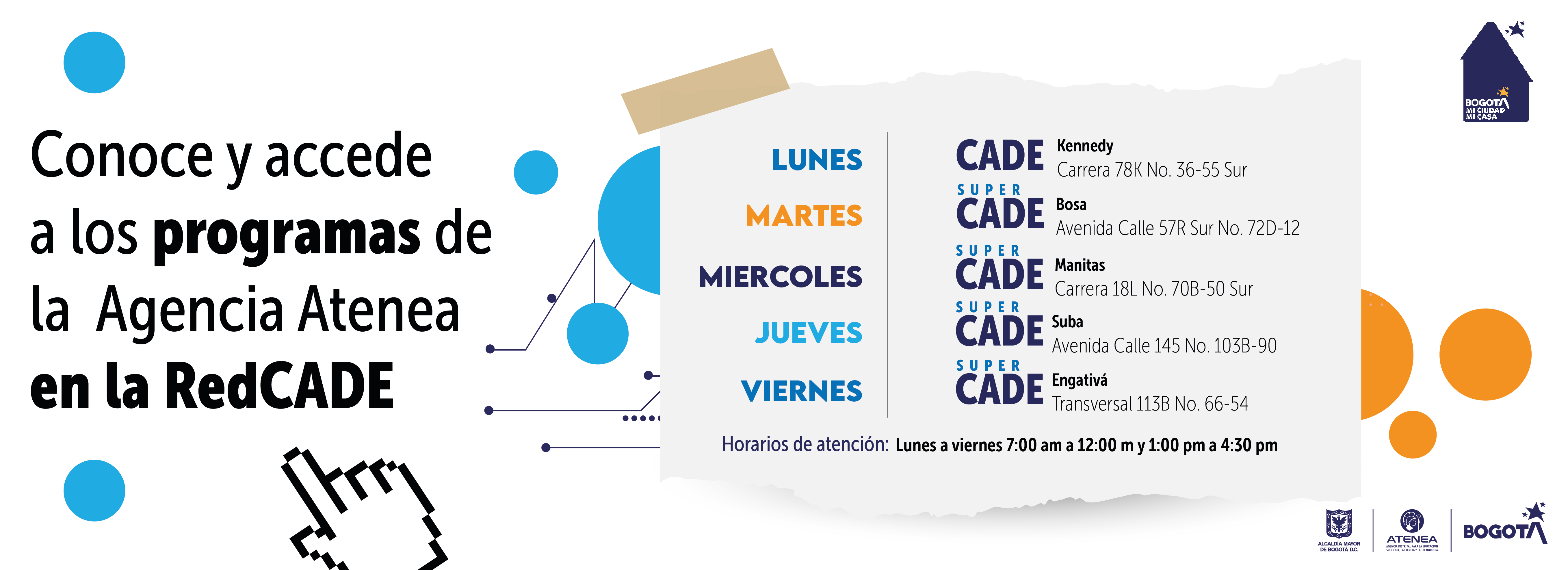 Puntos de Atención Red CADE ATENEA