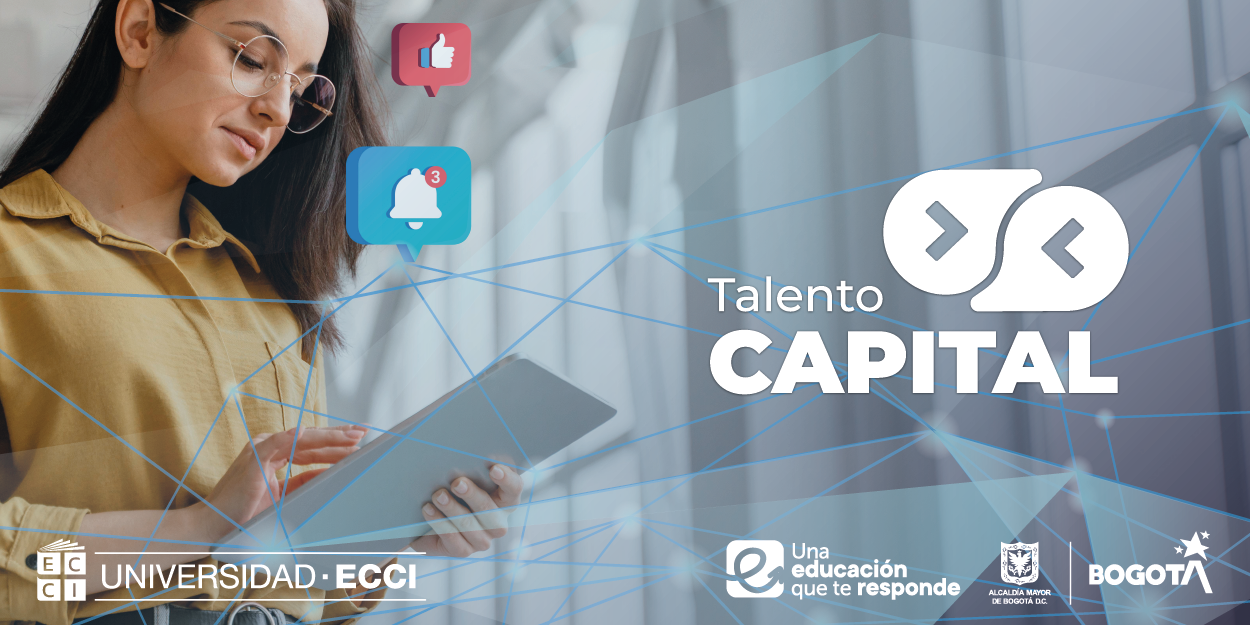 Pieza grafica de Primera Convocatoria del programa Talento Capital