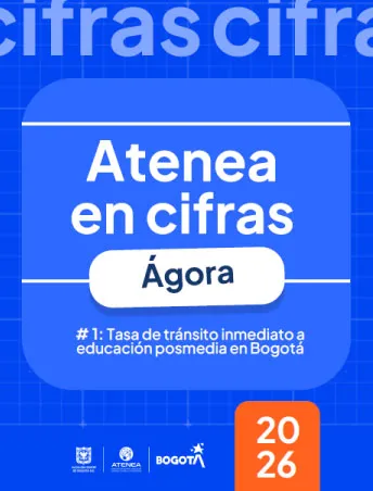 Ágora # 1:Tasa de tránsito inmediato a educación posmediaen Bogotá