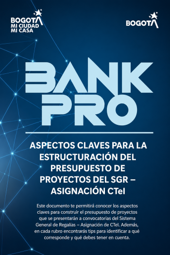 Aspectos claves para la estructuración de presupuestos para el SGR - Asignación de CTeI. Versión 2
