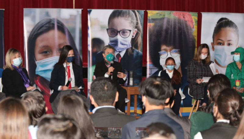 En el Día Internacional del Agua, alcaldesa Claudia López declaró a los colegios distritales como territorios de agua y vida