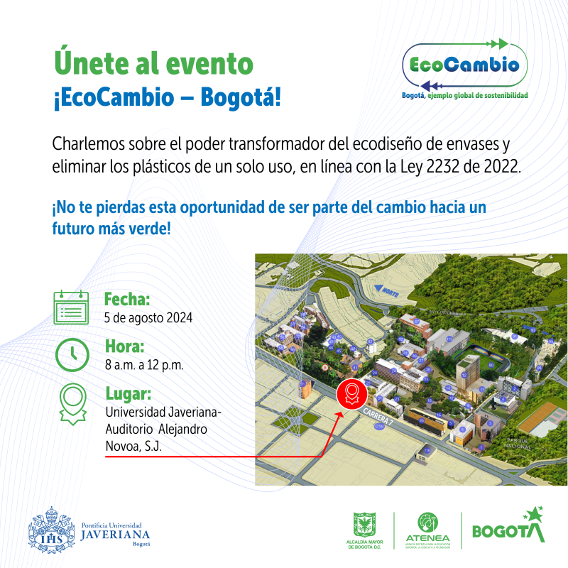 Participa en el diálogo sobre plásticos de un solo uso en Colombia y conoce las innovadoras soluciones que se están desarrollando en Bogotá