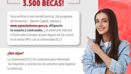 Listos los resultados de Talento Capital: conozca si obtuvo una beca de formación en el sector de BPO